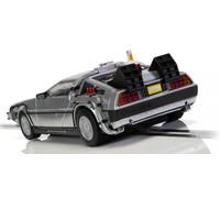 Scalextric Back to The Future vs Knight Rider 1:32 Scale Slot Racing, Time Machine car C4249,Brown