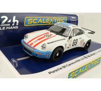 Scalextric Slot Car Porsche 911 Carrera 3.0 RSR 6th LeMans 1975 1:32 Scale C4351