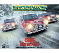 Scalextric C4488A 1965 Monte Carlo Rally Mini Triple Pack Cars - Street & Rally for ages + 3 Years