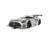 Scalextric C4496 Mercedes AMG GT3 - RAM Racing - D2, Slot Cars - World Sport Champ/Endurance, Silver