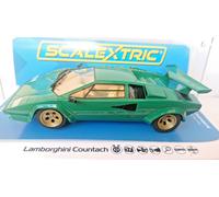 Scalextric C4500 Lamborghini Countach - Green 1:32 Slot Car