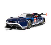 Scalextric C4503 Ford Mustang GT3 - Multimatic Motorsports Cars - World Sport Champ/Endurance for ages + 3 Years, Blue and White