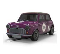 Scalextric C4545 Austin Mini Cooper S - Jo Polley Cars - Touring Cars for ages + 3 Years, Purple and Gold