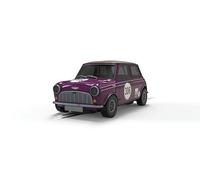 Scalextric C4545 Austin Mini Cooper S - Jo Polley Cars - Touring Cars for ages + 3 Years, Purple and Gold