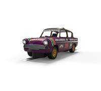 Scalextric C4584 Ford Anglia 105e George Polley 306 Slot Car, Purple