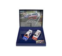 Scalextric C4587A Spa 24H Winners BMW Twin Pack, Red/White/Blue | Toy Slot Car for use with Race Tracks and Set, Gift Ideas for Kids and Adults, Scalextric Accessories