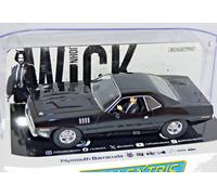Scalextric C4595 Plymouth Barracuda John Wick Chapter 4 black 1:32 Scale