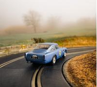 Scalextric C4599 Aston Martin Db5 Blue Yellow Historic Gt Racing Cars Classic
