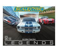 Scalextric C4619A Ken Miles Triple Pack Slot Cars racing circuit