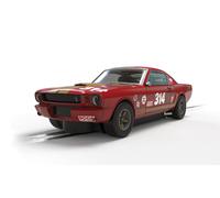 Scalextric C4658 Shelby GT350H - Red and Gold Slot Cars racing circuit