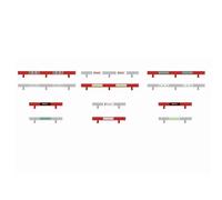 Scalextric C8191 Vintage Classic Armco Barriers Borders Stickers