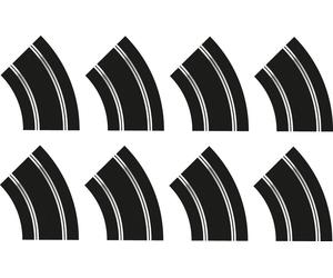 Scalextric C8196 R2 Curve 8 Track Extension Pack Replaces C8555 Accessories