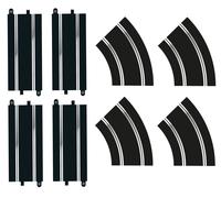 Scalextric C8198 Scalextric Standard Straight and R2 Curve Track Extension Pack - Replaces C8556 Acessories - Track & Track Accessories