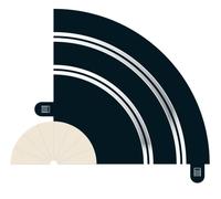 Scalextric C8201 Radius 1 Hairpin Curve 90 Degrees (2 pieces)