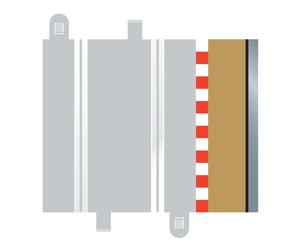SCALEXTRIC C8223 4x Straight Sport Borders Barriers