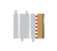 Scalextric C8223 Borders Tan Half Straight 6.75 inches