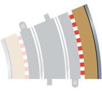 Scalextric C8224 Radius 3 Outer Border/Barrier 22.5 degree 1:32 Scale Accessory