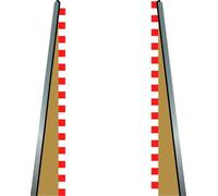 Scalextric C8233 Lead In Lead Out Border Barrier 1:32 Scale Accessory