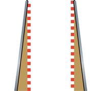 Scalextric C8233 Lead In / Out Borders X 2 Accessories Track Slot Car Racing