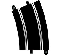Scalextric C8235 Radius 4 Curve 22.5 degree x2 1:32 Scale Accessory, Red | 1:32 Scale Extension for Slot Car Set, Racing Gift Ideas for Adults & Kids, Racing Game Accessories
