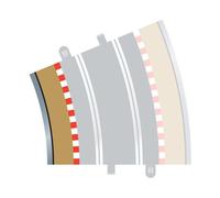 ScaleXtric Track Borders & Barriers - Radius 4 Curve Inner Borders 22.5° x4 C8282