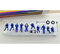 Scalextric C8293 Race + Pit Crew BLUE NEW