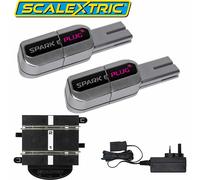SCALEXTRIC C8333 Spark Plug Wireless Dongle - TWIN PACK with Power Supply & Base