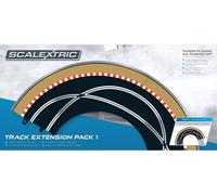 Scalextric C8510 2 x Racing Curves Extension Pack 1