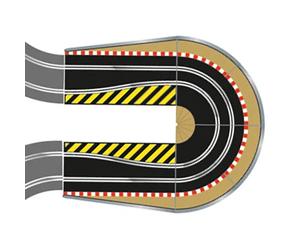 Scalextric C8512 C8195 Scalextric Hairpin Curve Track Accessory Pack