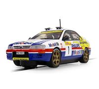 Scalextric C4507 Subaru Impreza WRX - 1997 ERC Champion Cars - Street & Rally for ages + 3 Years, White and Blue