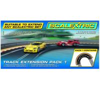 Scalextric Car Track C8510 Track Extension Pack 1 - Racing Curve | 1:32 Scale Race Extension for Slot Car Set, Racing Gift Ideas for Adults & Kids, Toy Accessories