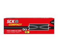 Scalextric Carríl Change Track 2 Units Red