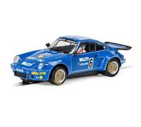 Scalextric Cars - C4398 Porsche 911 Carrera RSR 3.0 - Wallys Jeans - Toy Slot Car for use Race Tracks or Set - Small Kids Gift Ideas for Boy/Girl Ages 5 Accessories, Blue