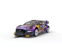 Scalextric Cars - C4448 Ford Puma WRC - Sebastien Loeb - Toy Slot Car for use Race Tracks or Set - Small Kids Gift Ideas for Boy/Girl Ages 5 Accessories, Purple