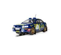 Scalextric Cars - C4555 Subaru Impreza WRX - 1995 Carlos Sainz - Toy Slot Car for use Race Tracks or Sets - Small Kids Gift Ideas for Boy/Girl Ages 3 Accessories, Blue