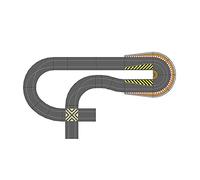 Scalextric Chaos Corner Mega Sport Track Extension Kit C9005J