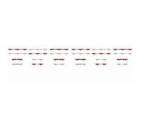 Scalextric Classic Barriers with Stickers,Grey/Red,38.1 x 12.7 x 5.08 cm; 300 Grams (Pack of 2)