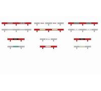 Scalextric Crash Barriers Sponsor Logo Stickers Long Short 1:32 Slot Car Racing