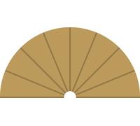 Scalextric Curve Track Extension Pack Radius 1 Inner Border Slot Car Racing 2pcs