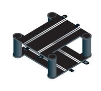 Scalextric Elevated Cross Over Track & Supports C8295