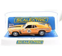 Scalextric Ford Mustang Boss 302 George Follmer #16 1:32 Analog Slot Race Car C4455