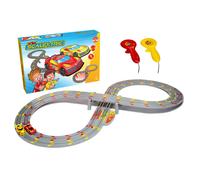 Scalextric G1150M My First Scalextric Racing Track Sets for Kids Ages 3+ - Mains Powered Micro Race Set, Toy Car Kits for Boys. Incl. 1x Speed Track,
