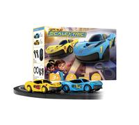 Scalextric Let's Play! G1188M Racing Track Sets for Kids Ages 3+ - Battery Powered Micro Race Set, Toy Car Kits for Boys. Incl. 1x Speed Track, 2x Racing Cars, 2x Controllers - Toys Gifts 1:64 Scale