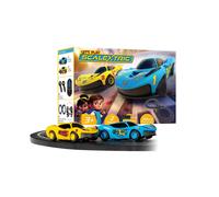 Scalextric Let's Play! G1188M Racing Track Sets for Kids Ages 3+ - Battery Powered Micro Race Set, Toy Car Kits for Boys. Incl. 1x Speed Track, 2x