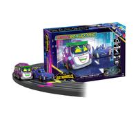Scalextric Micro Car Race Track Sets for Kids Age 4+ - Batwheels Prank vs Bam Themed Construction Set, Battery Powered Racing, Slot Cars Kids' Play