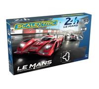 Scalextric Racing Track Sets for Kids - C1368 Le Mans Sports Speed Track - Electric Race Kits for Boys & Girls 8+, Slot Car Toys & Games - 1:32 Scale Mini Car Sets
