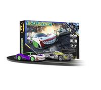 Scalextric Racing Track Sets for Kids - C1438M Batman Vs The Joker - The Battle of Arkham Speed Track - Electric Race Tracks for Boys & Girls 5+, Slot Car Race Tracks - 1:32 Scale Mini Car Racing Sets