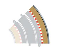 Scalextric Radius 2 Curve Outer Borders Track Pack 1:32 Slot Car Racing 4pcs