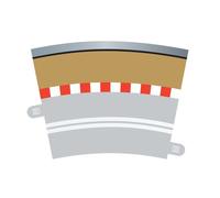 Scalextric Digital - Single Lane (R3 Curve border x 4)