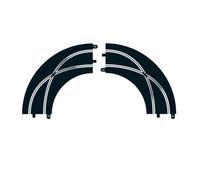 Scalextric Sport Track Radius 2 Curve Crossover 90° x2 C8203